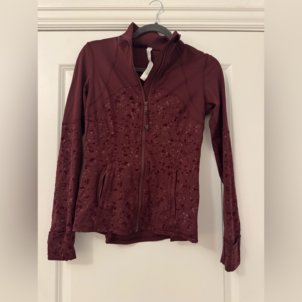 Lululemon Burgundy Define Jacket